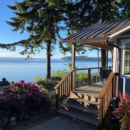 Puget Sound Chic Romantic Cottage With Private Beach Access & Gated Entry Port Ludlow Dış mekan fotoğraf