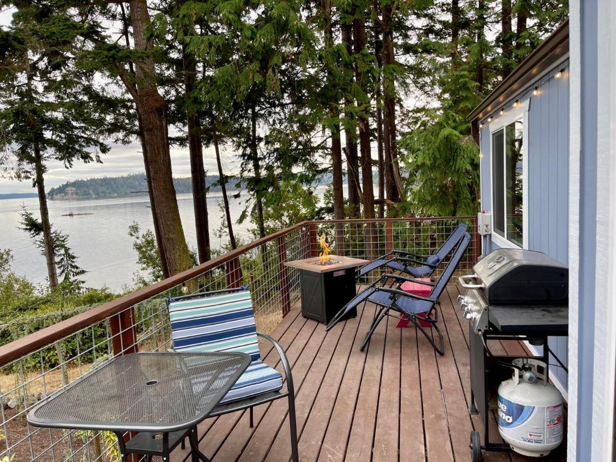 Puget Sound Chic Romantic Cottage With Private Beach Access & Gated Entry Port Ludlow Dış mekan fotoğraf