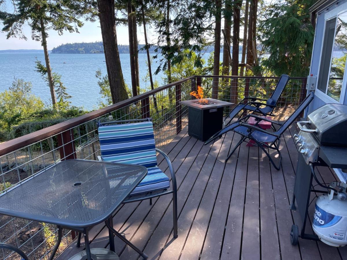 Puget Sound Chic Romantic Cottage With Private Beach Access & Gated Entry Port Ludlow Dış mekan fotoğraf