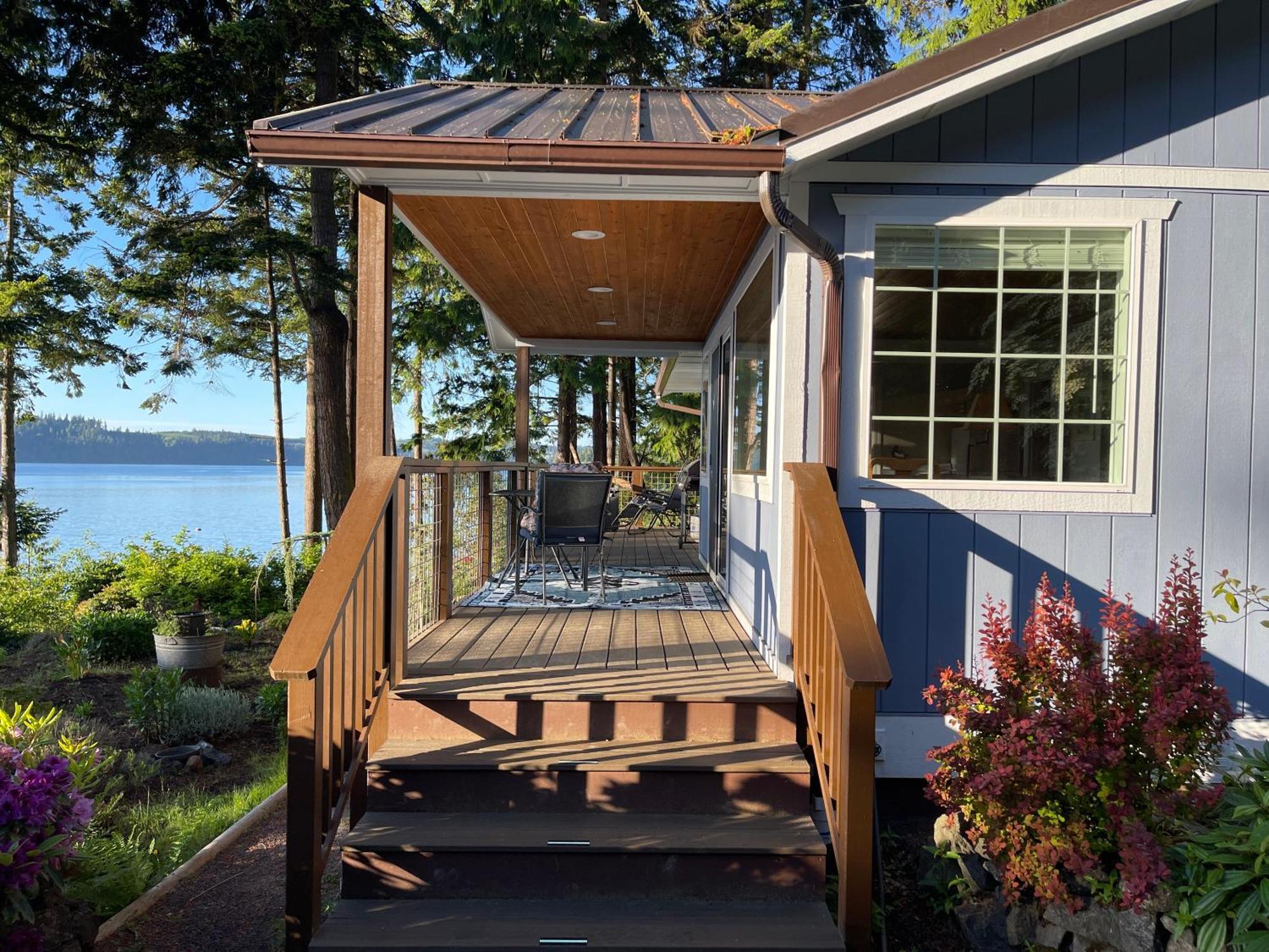 Puget Sound Chic Romantic Cottage With Private Beach Access & Gated Entry Port Ludlow Dış mekan fotoğraf