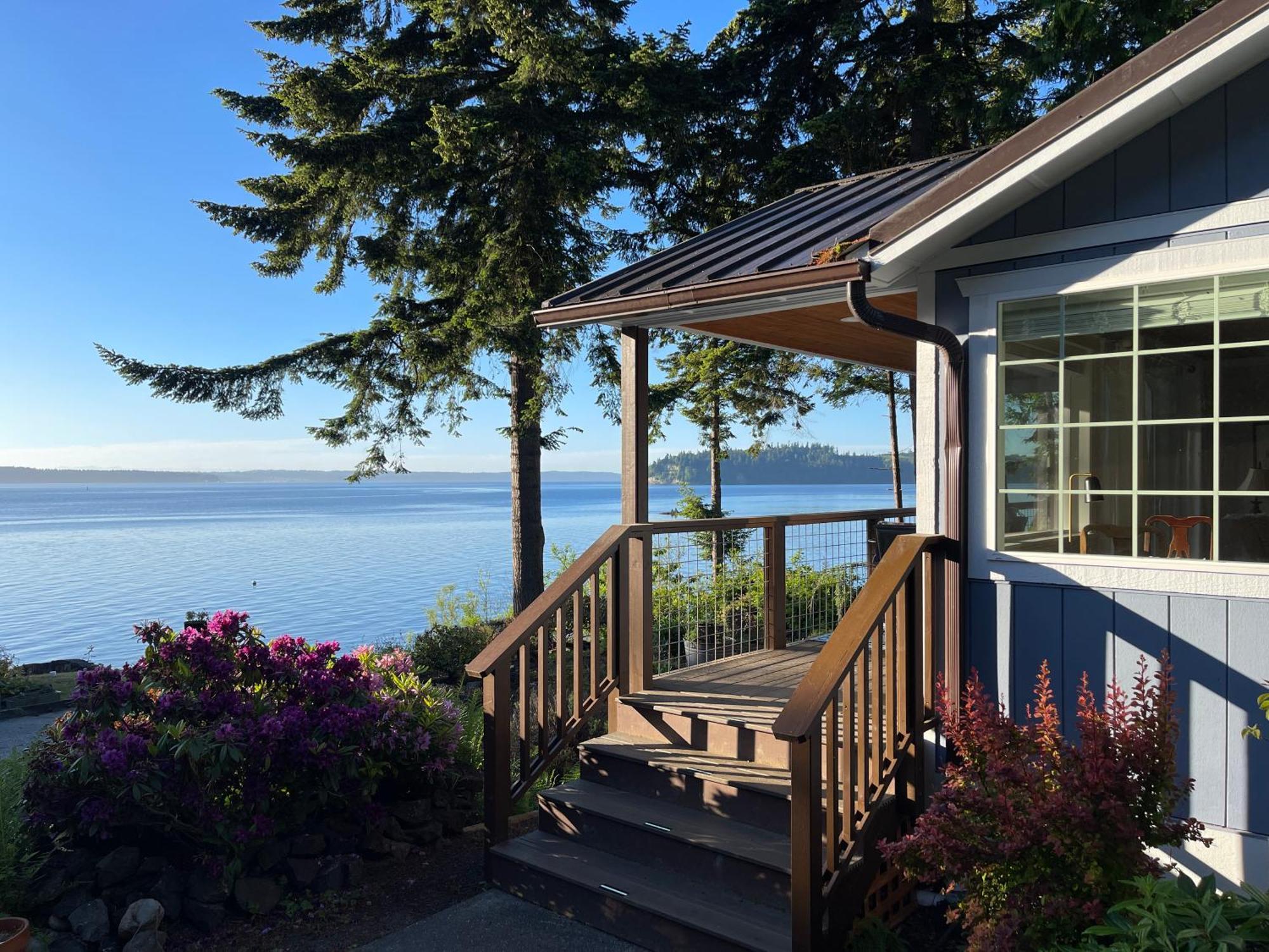Puget Sound Chic Romantic Cottage With Private Beach Access & Gated Entry Port Ludlow Dış mekan fotoğraf
